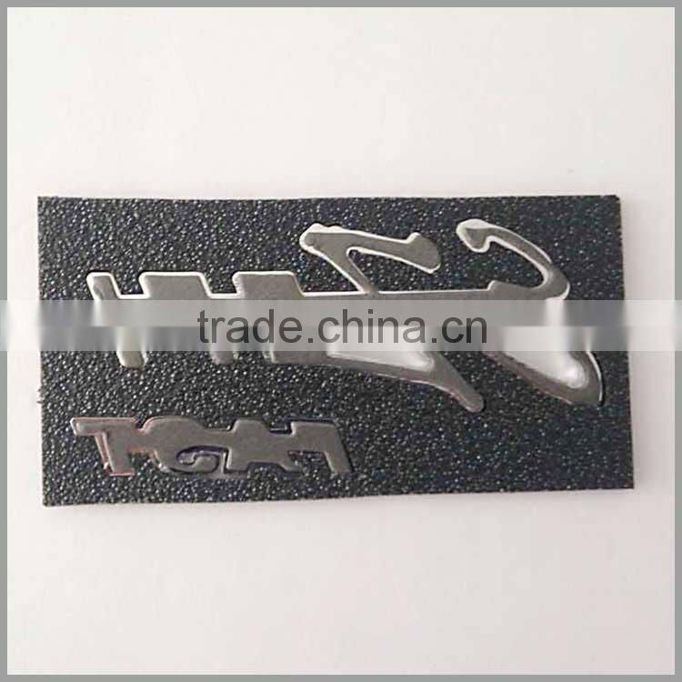 Custom 3D self-adhesive ABS plastic chrome plated chrome letters