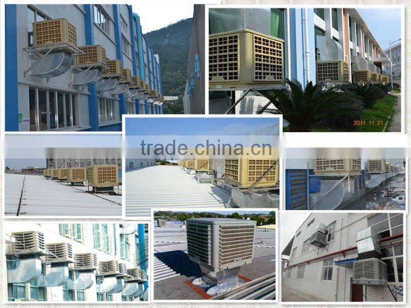 Media air conditioner type honeycomb air cooler/air purifier water cooler