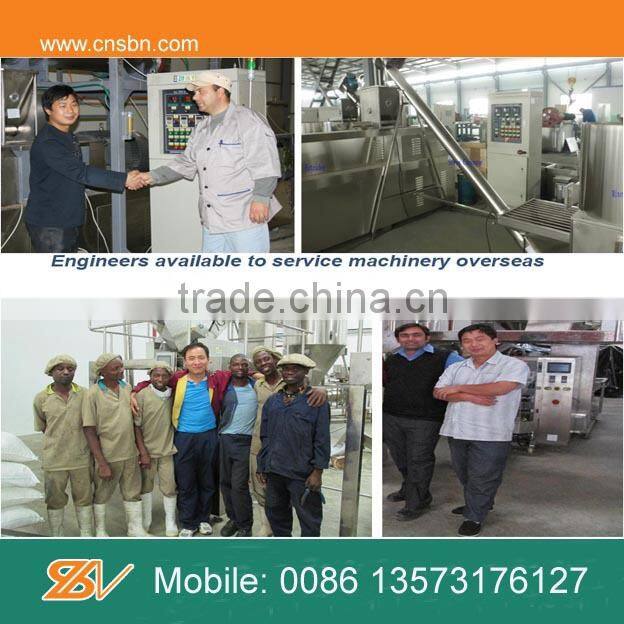 Export reinforced nutritional rice extruder machine processing line