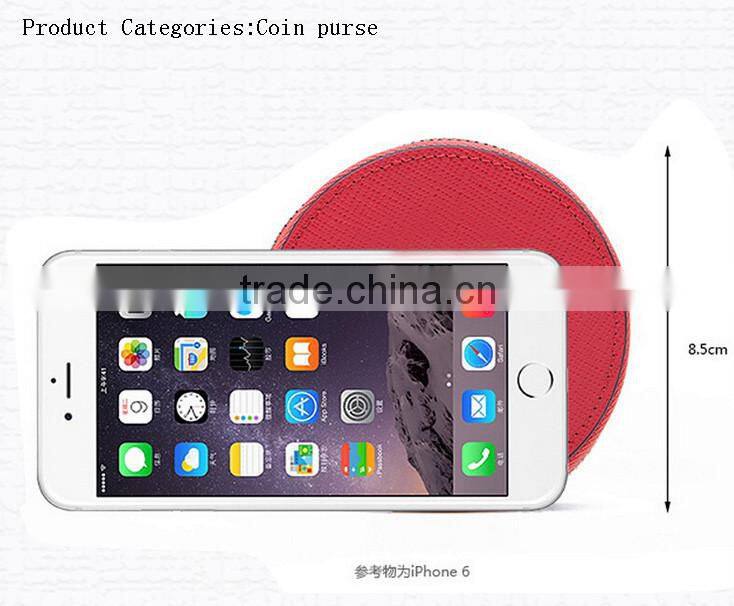 Cheap zipper custom mini leather coin purse,personalized coin purse