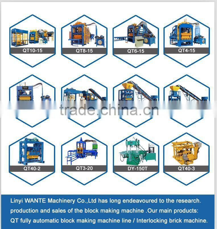 QT40-3B mould vibration brick making machine,hollow block making machine price