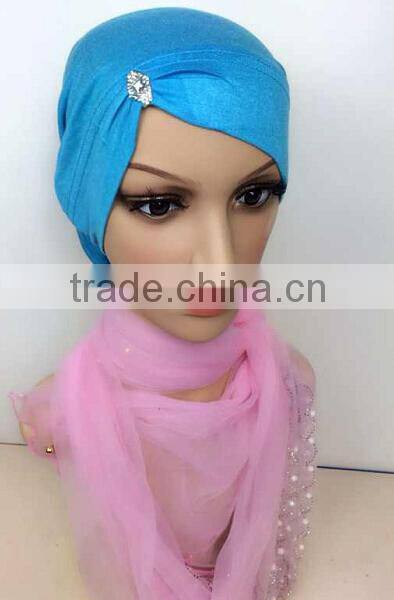 C065 new style jersey elastic tube underscarf,muslim scarf hats