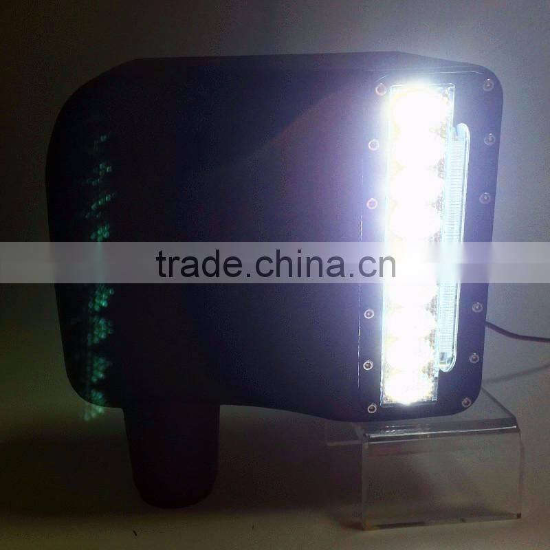 Jeep Wrangler JK 07+ LED Off road side LED Mirrors Attachments with Auxiliary Light and Turn Signal
