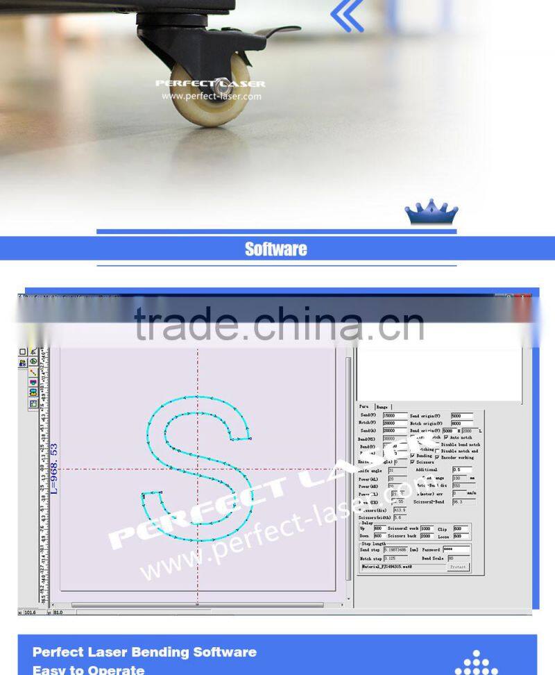 CE certified Automatic Aluminum PEL-100 channel letter bending machine