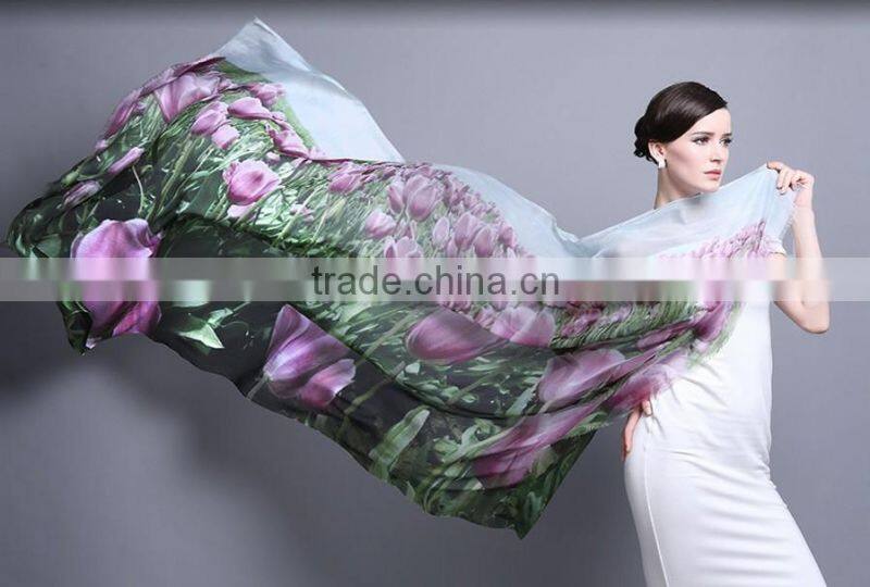 Women's Fashion Scarf Digital Printed Long Modal scarf