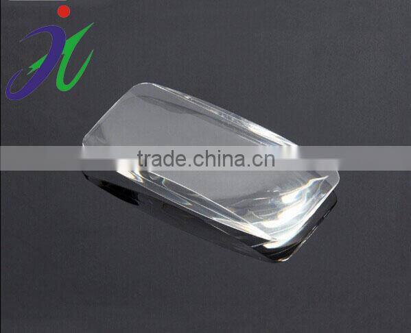 Mini PMMA square magnifying glass for testing skin