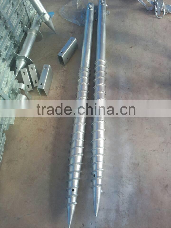 Helical Piles Ground Screw for Foundation of solar mounting system