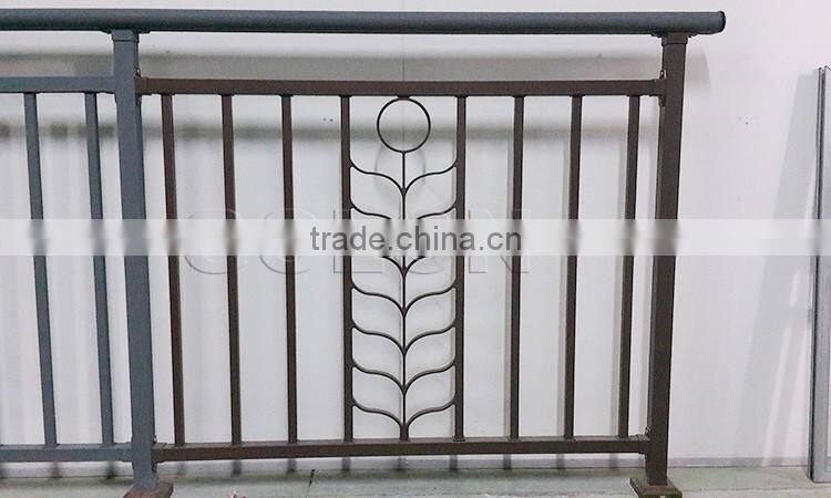 High quality balcony railing /iron grill design for veranda