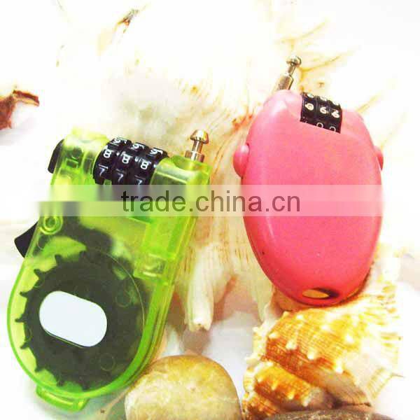 Original design ABS security Wire Combination Padlock of more colors