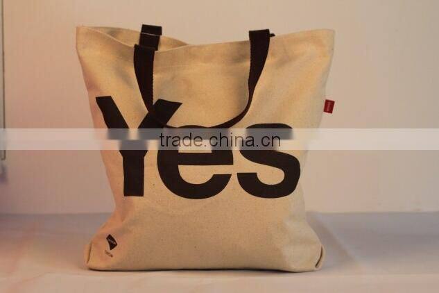 printed reusable cotton shopping bag