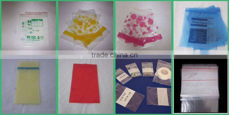 colour tint poly zipper bag