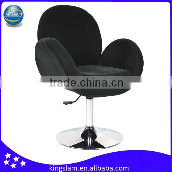 Modern fabric seat swivel bar stools /fabric upholstered bar stools