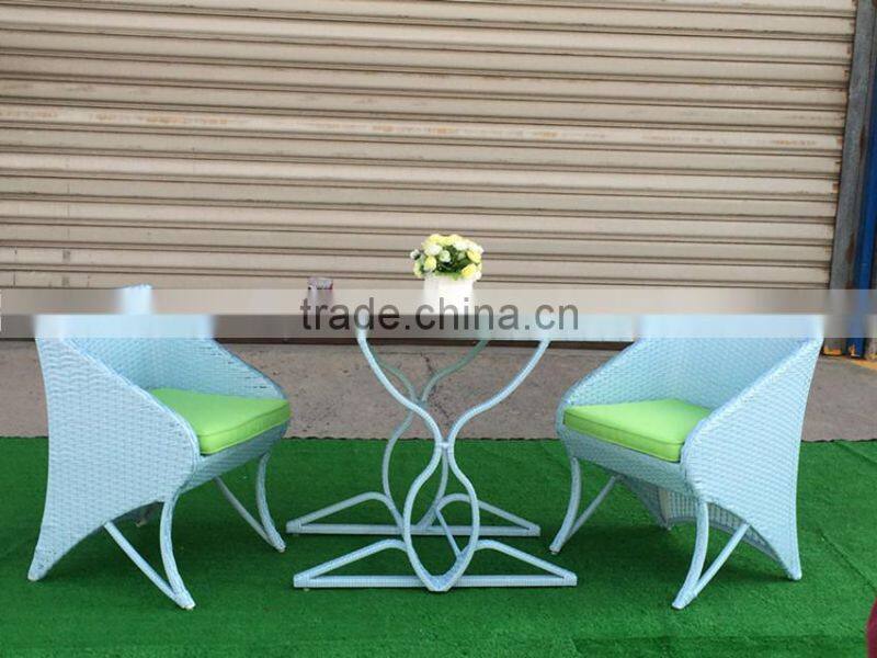 2015 NEW BULE OUTDOOR WICKER CUBE TABLE SET