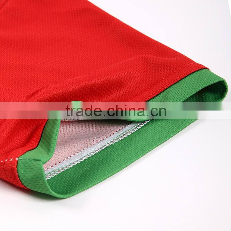 Dye sublimation wholesale plain custom soccer jersey manufacturer