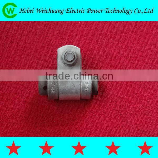 preformed suspension clamp for overhead cable line fittings