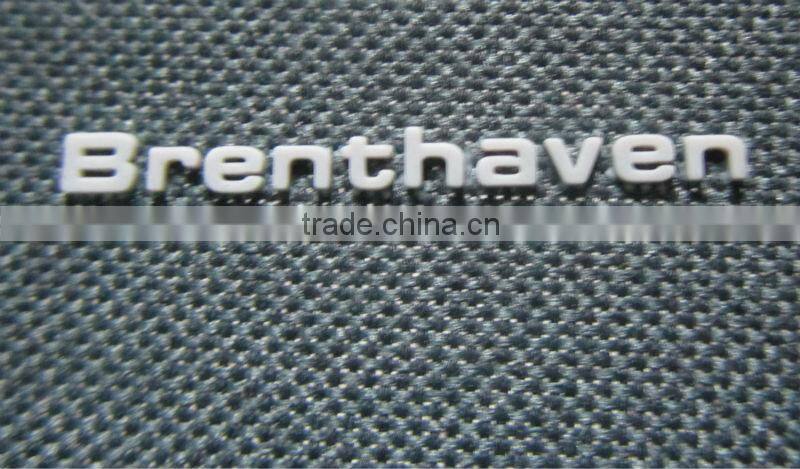 3D plastic handbags logo punch