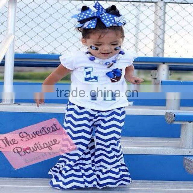 2016 fashion black white chevron pants fall winter baby girls boutique outfit