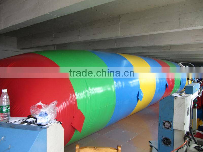 2014 new design cheap inflatable water game, safety water blob, jumping pillow on sale