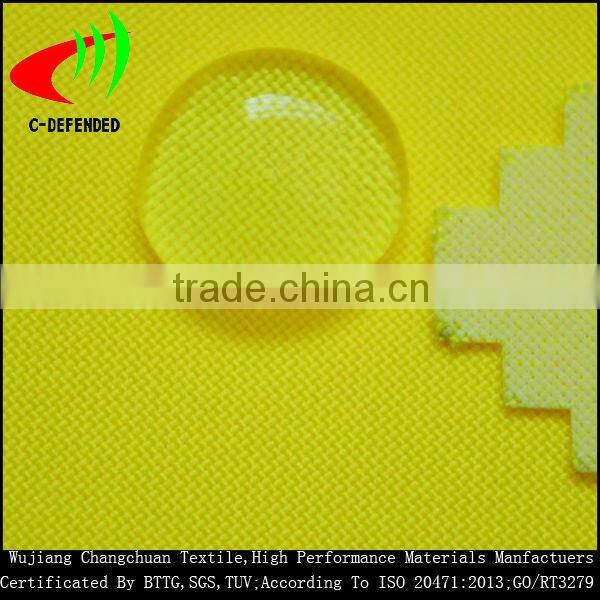 100 polyester oxford fabric fluorescent yellow fabric for workwear