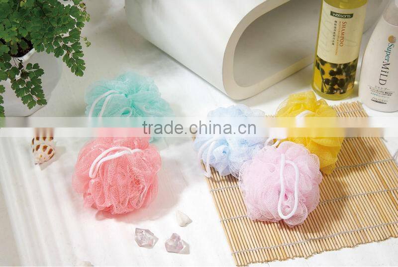Promote product colorful Bath sponge flowers shape