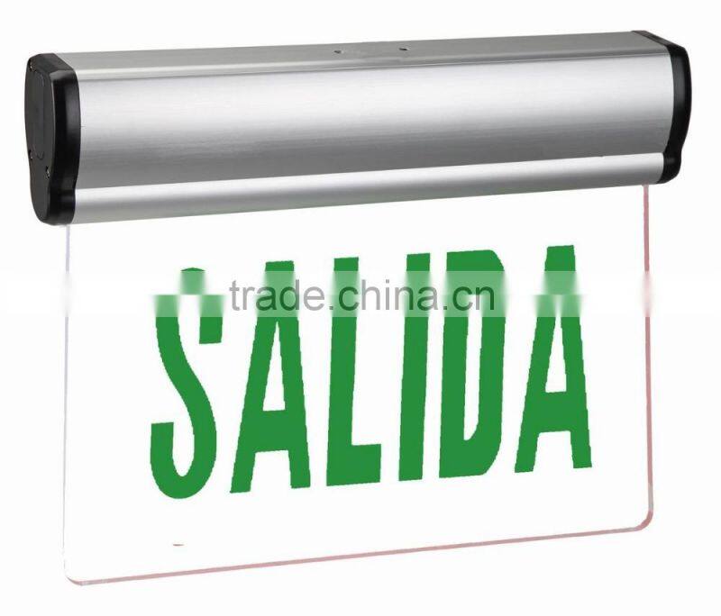 ET-100 combo LED rechargeable exit sign ul 924