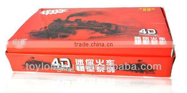 1/200 scale small Assembly trian toys steam engine