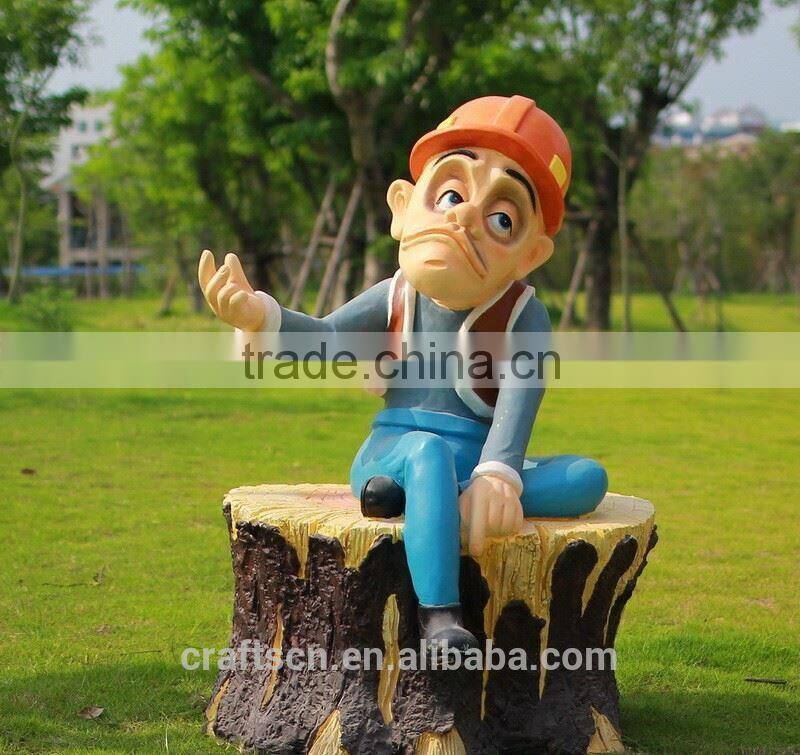 magnesia material decorative garden statue with large size
