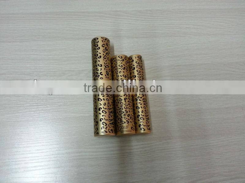 leopard print retractable blusher brush,cosmetic implement