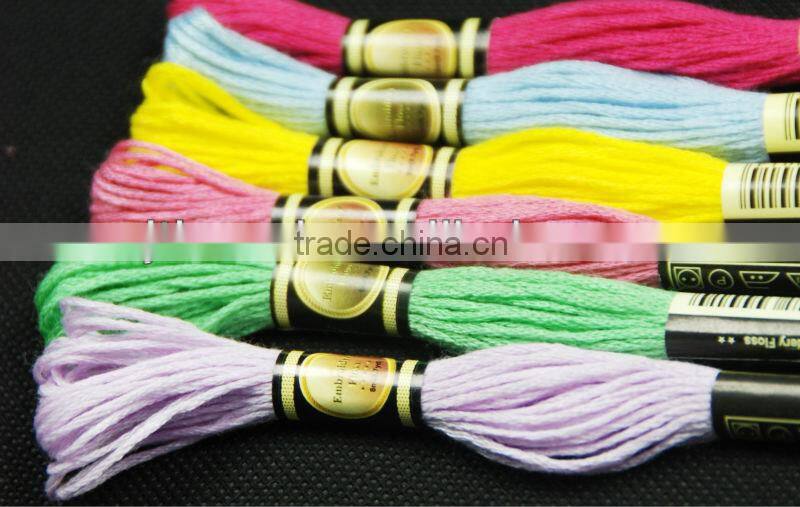 100% cotton superior craft thread for bracelet