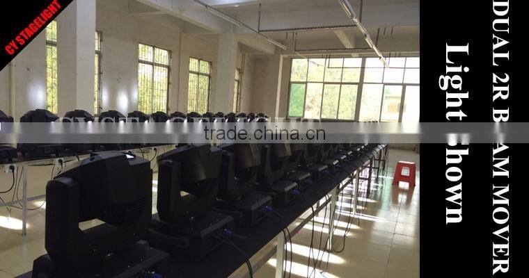 2016 Hot Sell 132W 2R Dual Head Beam Moving Light, Lighting for dj