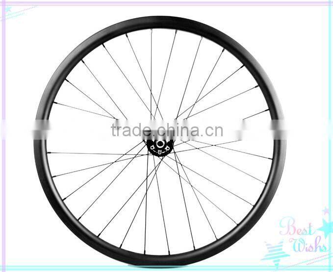 26ER clincher wheels carbon 25mm wide carbon MTB wheelset high quality mountain bike wheels
