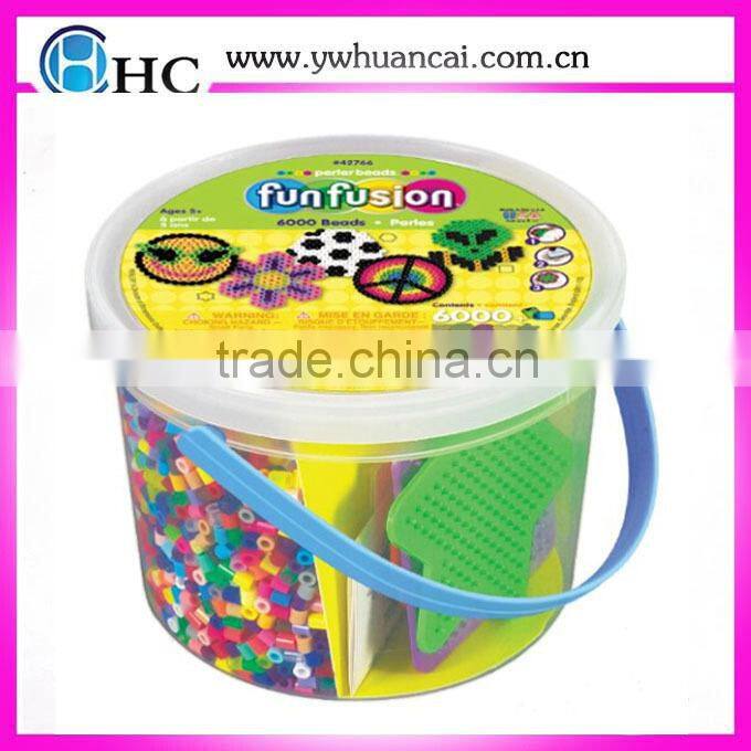 Custom Plastic 5mm Fused Perler Beads Educational Mini Hama Beads Cheap DIY Fashion Boy Magic Hama Beads