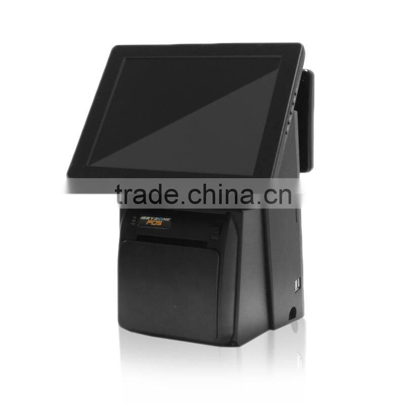 IZP018 9.7" Touch Screen Android Pos System With Embedded Printers Ibutton 3G + WIFI RFID Writer and Reader