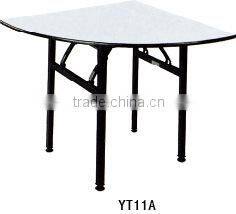 PP table round small folding iron table bar cocktail plastic tables for wholesale YPP16