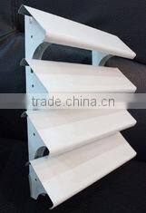 Weather Resistant Aluminum 84R Sunshade Louver Solid Panel