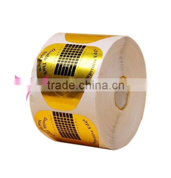 Nail Art Gel Extention c curve nail form,C Curve Nail Form for acrylic gel,for beauty nail paper