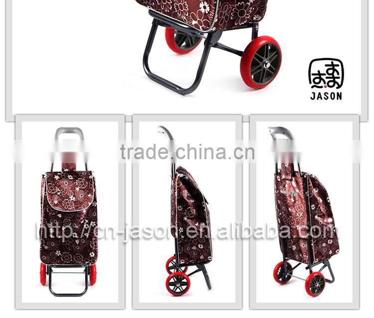 Pooyo satin shopping trolley bag A2S-PU