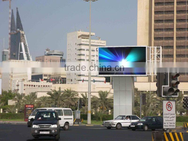 Big Advertising Billboard P6 outdoor led display with 192x192mm 1/8 scan