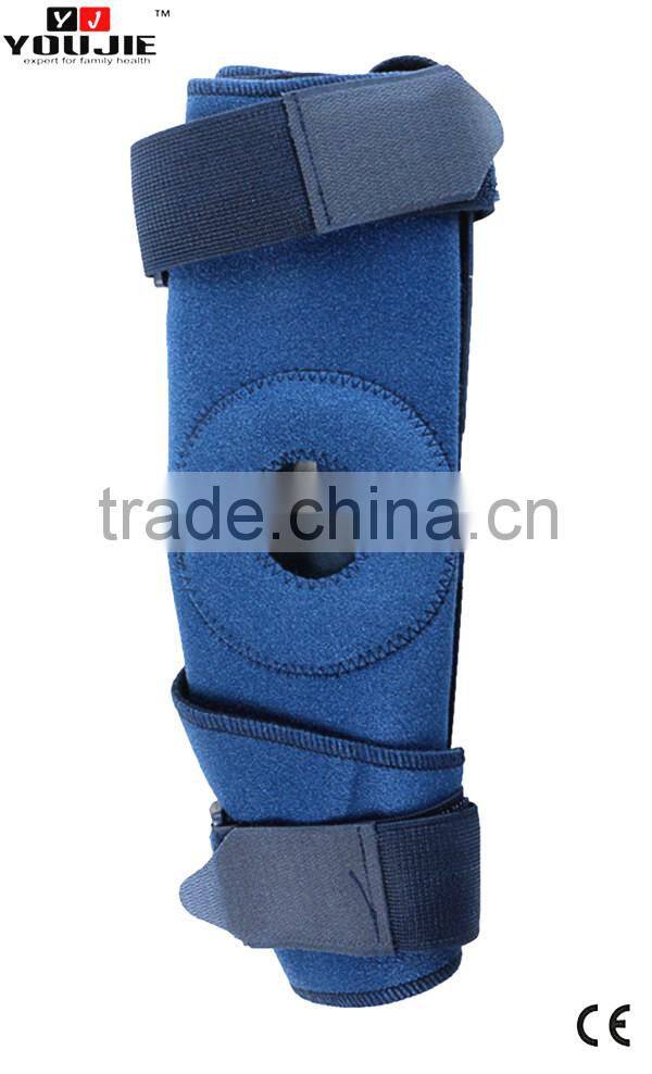 Metal splint knee pad open patella knee support belt with high quality
