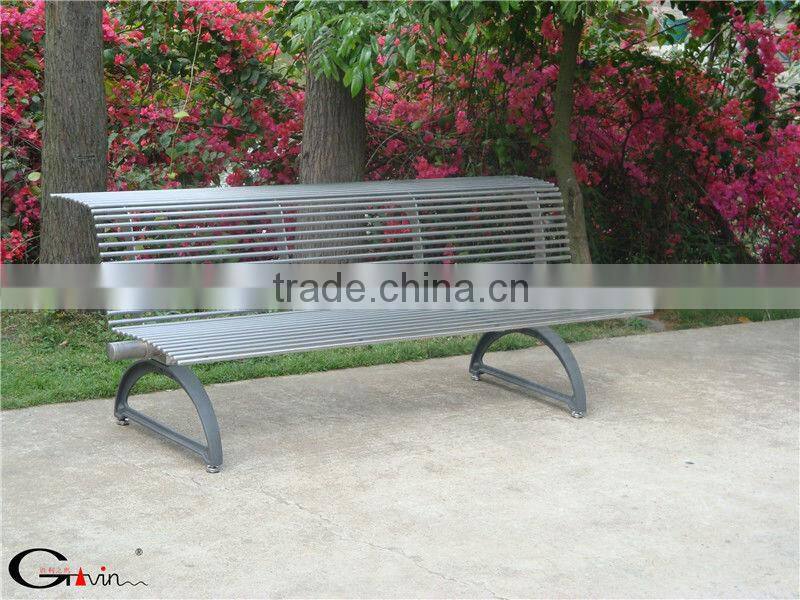 HIgh-ranged rust proof garden bench stainless steel