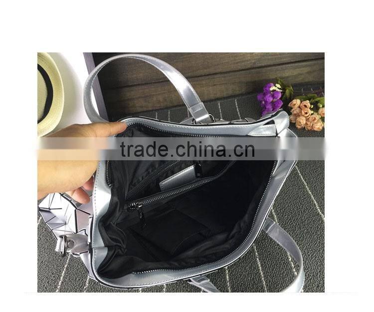 2016 Online Shopping Japan Style Diamond PU Fashion Lady Tote Bag Handbag Wholesale