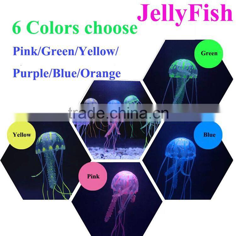 Fish tank decorated jellyfish paperweight