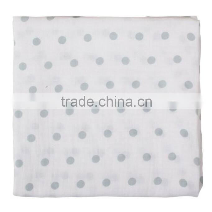 100% Cotton Premium Soft Baby Swaddle 47*47 Large Newborn Muslin Blanket