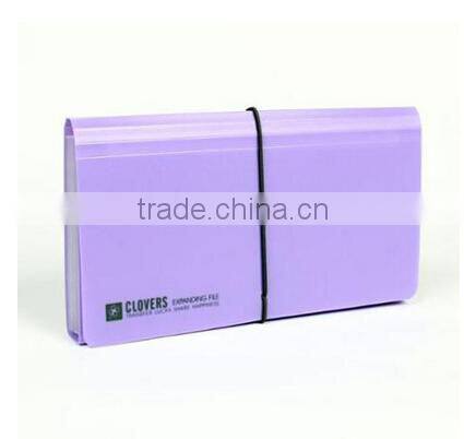 Plastic File Folders with Assorted Color Tabs