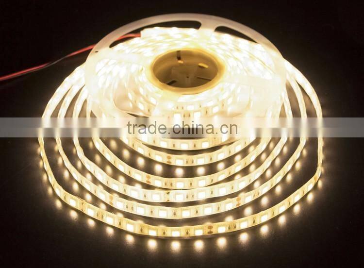 CE/RoHS High quality smd 5050 led strip 60leds/m IP65 warm white 3000k
