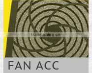 Taiwan UL CE TUV ROHS Certified IP55 High Airflow DC Cooling Fan DC Metal Impeller with DC Brushless Fan Motor in 254x88.9mm