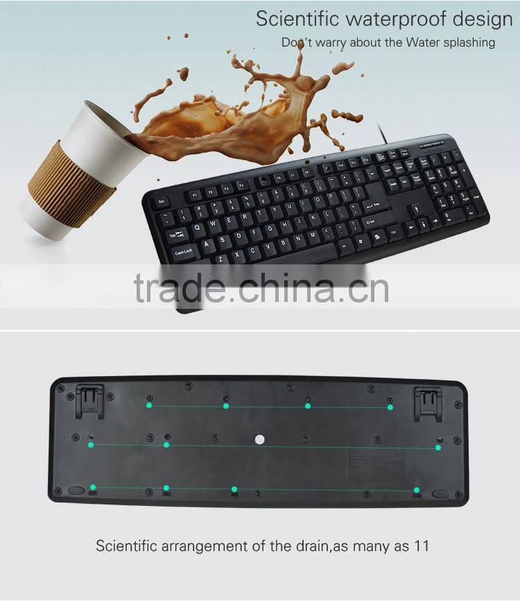 Wholesale high quality cheap price wired pc computer keyboard