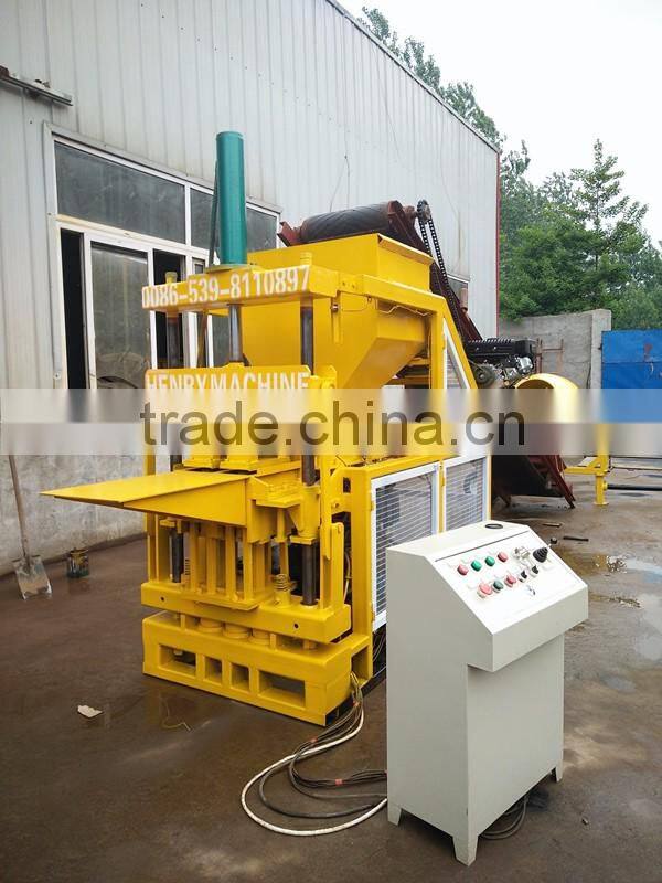 New Condition and Hydraulic Pressure Method HR2-10 automatic clay for interlock block brick making machine price
