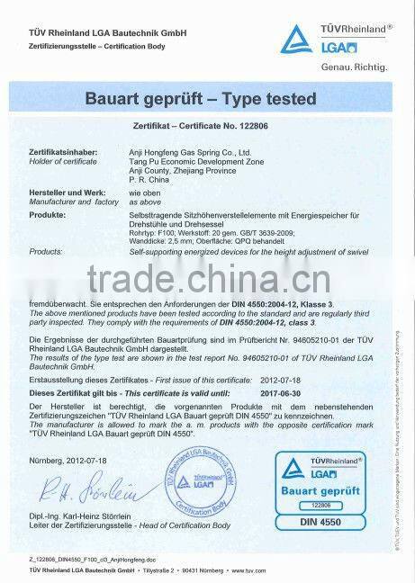 Master lift gas struts