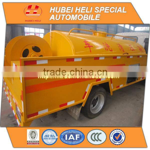 DONGFENG 4x2 6000L pressure washing truck 170hp cummins engine cheap price